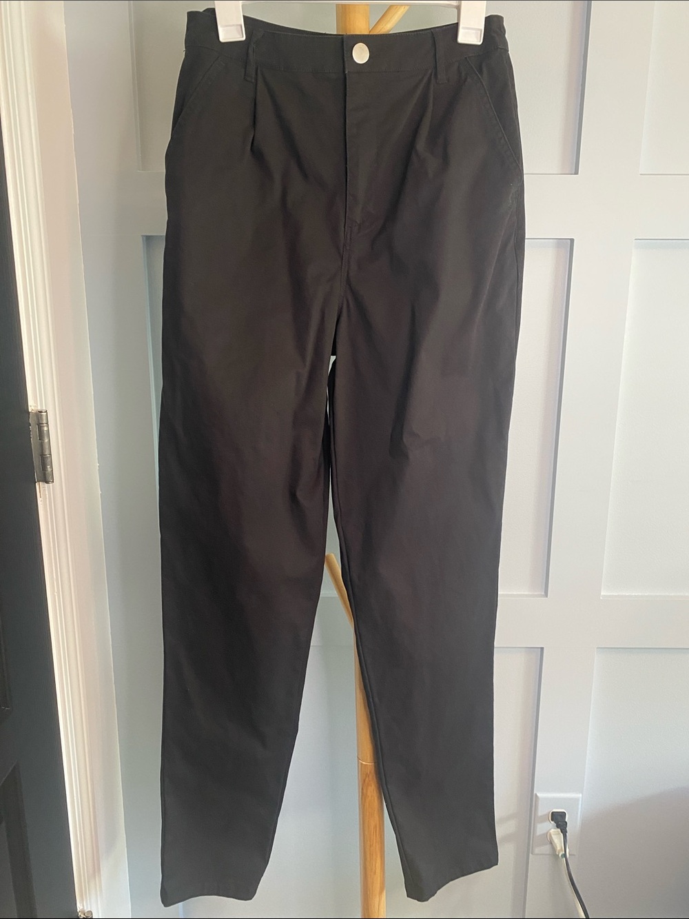 ASOS Women’s Black Straight-Leg Pants